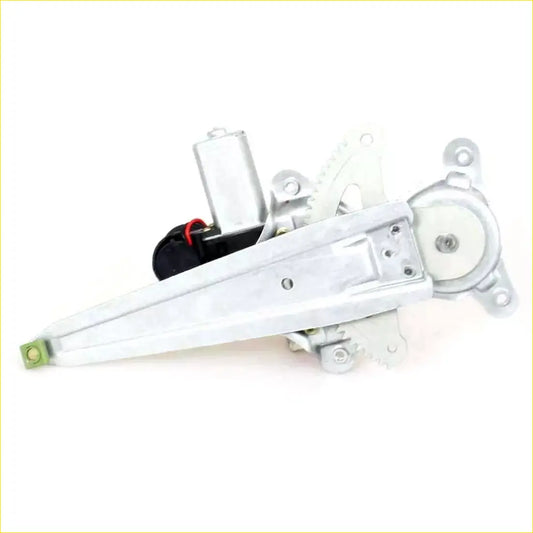 Silver finished rear right door window regulator motor with black housing and visible gears for toyota hilux 2005-2015