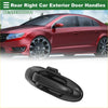 Black glossy plastic rear right exterior door handle for toyota land cruiser 2008-2021 shown from back side