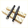 Rear shock absorber for Toyota Hilux double cab 2001-2004 in black with chrome accents and branded packaging