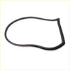 Black rubber rear side window weatherstrip with smooth flexible profile for nissan datsun bluebird 510 1600
