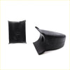 Black rubber rear spring bumper cover protector for mitsubishi triton l200 1996-2006 shown from back side