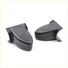 Black rubber rear spring bumper corner protectors for mitsubishi triton l200 1996-2006 shown from back side