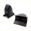 Black rubber rear spring bumper weather stripping seals for mitsubishi triton l200 1996-2006 shown from back side
