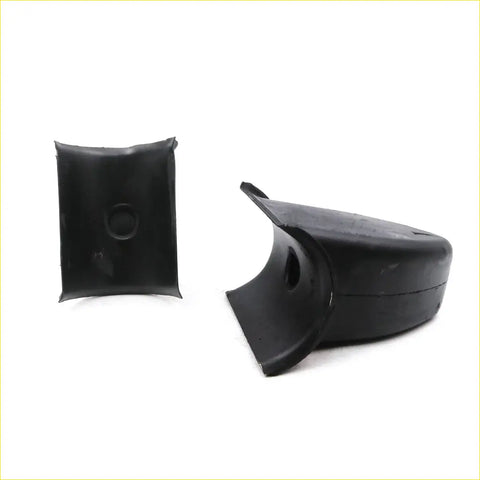 Black rubber rear spring bumper weather stripping seals for mitsubishi triton l200 1996-2015 shown from back side