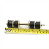 Rear stabilizer link for toyota hilux 1983-1988 with black rubber bushing brass metal ends and threaded rod for suspension
