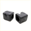 Black rubber rear stabilizer shaft bushings with square shape and central hole for nissan cedric gloria van wagon