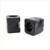 Black rubber rear stabilizer shaft square bushing with central hole for nissan cedric gloria van wagon