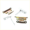 Set of four metal rear tailgate hinges in silver and gold finishes for toyota hilux 2005-2015