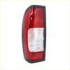 Rear tail light lhs for nissan datsun d22 navara 1997-2004 with red and clear plastic lens black housing back side view