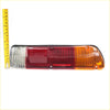 Rear tail lights light x2 for datsun nissan 610 620 ute 1972-1979 showing red and amber clear lens with black plastic housing