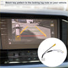 Rear view camera adapter wire harness cable for toyota with yellow rca cable black wiring and white connector for 4wd ute offroad