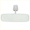 White plastic rear view mirror for datsun nissan 620 ute 1972-1979 with rectangular reflective surface and bracket