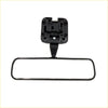 Black plastic rear view mirror with mounting bracket for Toyota Hilux LN145 LN165 KDN165 KZN165 1997-2005 showing back side