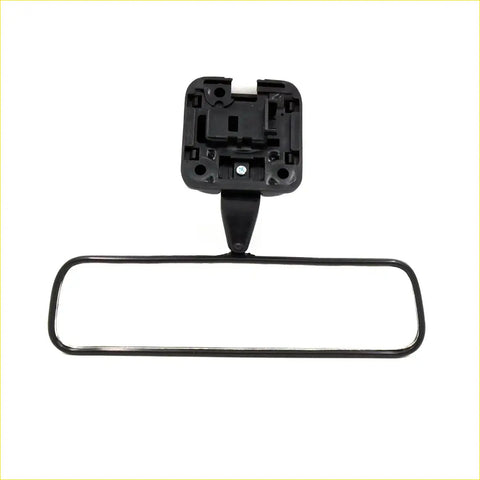 Black plastic rear view mirror with mounting bracket for Toyota Hilux LN145 LN165 KDN165 KZN165 1997-2005 showing back side