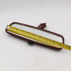 Maroon-framed rear view mirror for toyota hilux surf sr5 1997-2005 with clear glass and plastic mounting clip visible