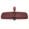 Maroon plastic rear view mirror for toyota hilux surf sr5 1997-2005 with black adjustment clip and mounting bracket shown from back side
