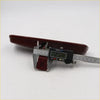 Rear view mirror for toyota hilux surf sr5 1997-2005 glossy maroon plastic back side with curved elongated shape