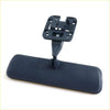 Black plastic rear view mirror with adjustable bracket shown from the back for Toyota Hilux models Navy Blue