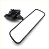 Black plastic rear view mirror for toyota hilux surf 1997-2006 with rectangular reflective surface and mounting bracket