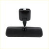 Black plastic rear view mirror for Toyota Hilux Surf 1997-2006 showing the back side with mounting bracket
