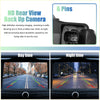 Black hd rear view park assist reverse camera with 6-pin connector showing back side for toyota tacoma 2013-2015
