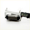 Gray metallic rear wheel brake cylinder with black end caps measured at 95.78 mm for toyota hilux n150 series