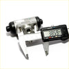 Rear wheel brake cylinder set for nissan violet with silver black brake drum and caliper showing 38.59 mm width