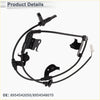 Black rear wheel brake pad wear sensor for Toyota RAV4 2014-2018 with molded plastic housing and coiled wiring