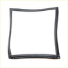 Black rubber rear window seal with flexible curved shape for nissan patrol safari y60 wagon