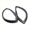 Black rubber rear window seal strips for Nissan Patrol Safari Y60 wagon made of durable rubber material