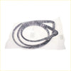 Black rubber rear window weatherstrip gasket for mitsubishi triton l200 strada in clear plastic bag