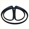 Black rubber rear windscreen gasket seal made for toyota hilux ln rn yn models 1983 to 1998