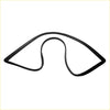 Black rubber weatherstrip seal for rear windscreen on toyota hilux rn50-rn58 1978-1983 car door frame