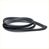 Black rubber weatherstrip seal for rear windshield of nissan ad y10x wingroad resort 1990-1999 shown from back side