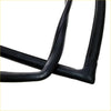 Black rubber rear windshield seal for Nissan Datsun D21 Navara 1986-1997 with smooth flexible texture and rounded edges
