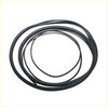 Black rubber rear windshield weatherstrip gasket coiled in circles for mazda familia 1963-1977