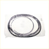 Black rubber coiled rear windshield weatherstrip gasket sealed in plastic for mazda familia 1967-1977