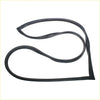 Rear windshield weatherstrip for Mitsubishi Galant Chrysler Colt made of black rubber with smooth flexible texture and tapered ends