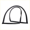 Black rubber rear windshield weatherstrip seal for nissan d21 navara king cab 1986-1997 automotive windows