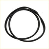 Black rubber rear windshield weatherstrip gasket coiled circular for nissan datsun 520 521 1968 1973