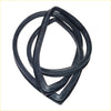 Black rubber rear windshield weatherstrip gasket for nissan datsun sunny b310 210 120y shown from the back side