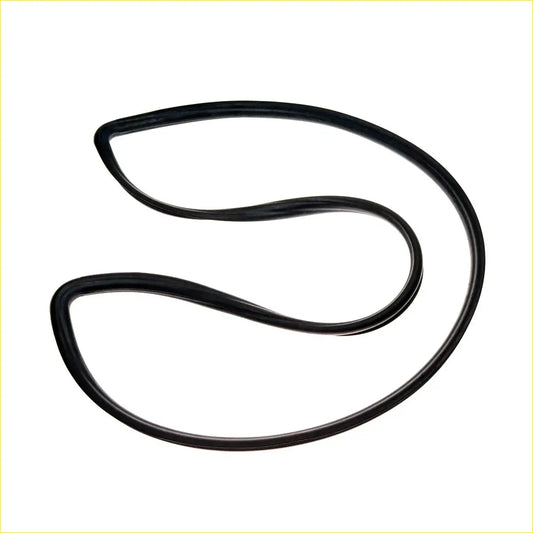 Black rubber rear windshield weatherstrip gasket for toyota hilux 1979-1983 with smooth flexible texture in a loop