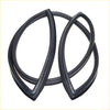 Black rubber rear windshield weatherstrip seal made for Nissan Datsun Sunny B110 automotive use