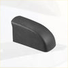 Black textured plastic rear windshield wiper arm nut cover for toyota ch-r 2018-2021 shown from back side