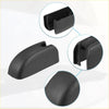 Black plastic rear windshield wiper arm nut cover with textured surface for Toyota Highlander 2008-2013