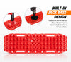 Bunker Indust Recovery Tracks Farm Jack Base 10T Board Sand Mud Snow OffRoad 4WD - Red
