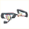 Black plastic housing with red and white led marker lights and gold bulb socket for datsun nissan 510 series cars