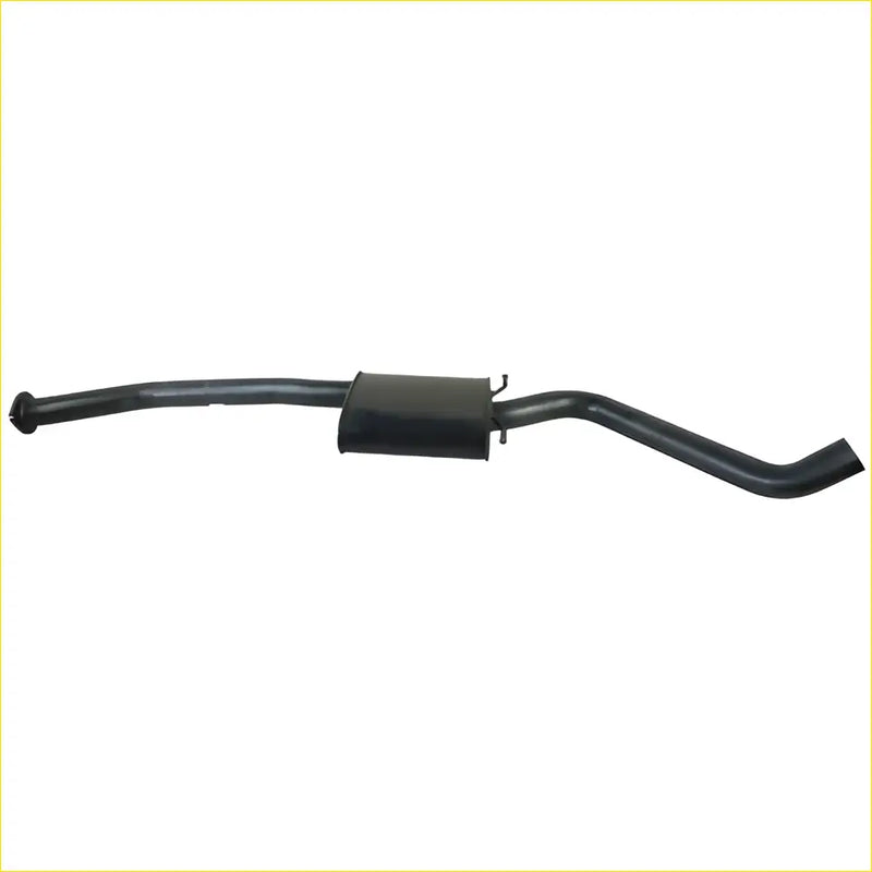 Black metal redback 2.5 inch centre muffler exhaust system with central muffler housing for holden statesman vq vr v6