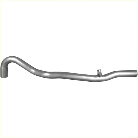 Silver metallic exhaust manifold with curved tubes and smooth surface for redback 2.5 performance tail pipe