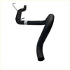 Black rubber engine coolant hose with curved design and metal fittings for redback 2.5 inch rear hotdog ford falcon sedan